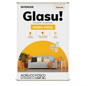 Tinta Latex Acrilico Econômico 18L - Glasu