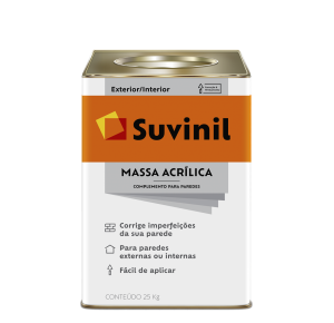 Massa Acrilica - 25 Kg Suvinil