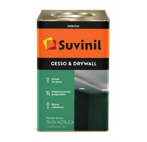 Tinta p/ Gesso & Drywall Branco 18L - Suvinil