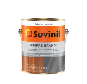 Esmalte Sintético Sempre Branco 3,6L Suvinil 